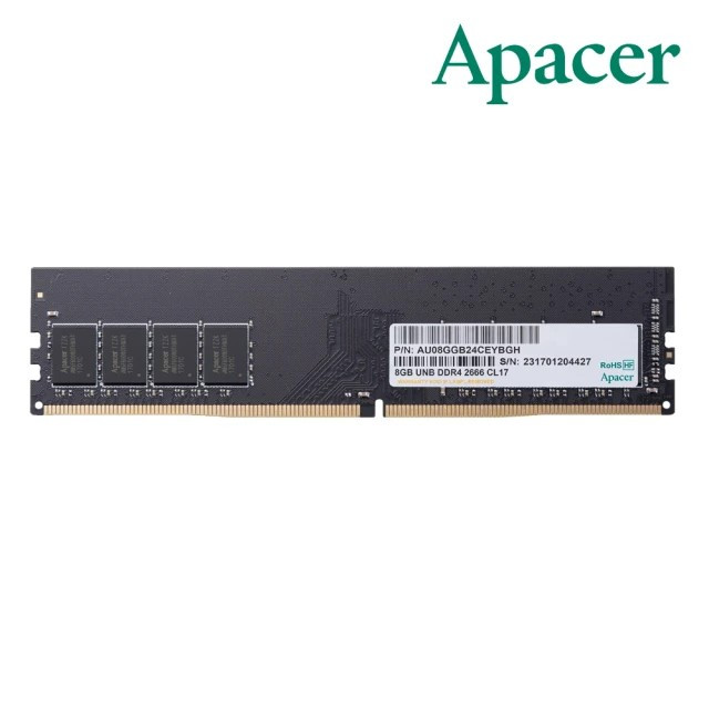 Apacer 8G DDR4-2666 桌上型記憶體