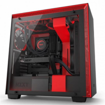 NZXT恩傑 H700i 黑紅色 數位控制 透側 電競機殼