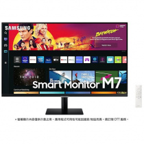 SAMSUNG 32吋4K智慧聯網平面顯示器S32BM702UC(M7/黑色)