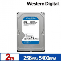 WD 藍標 WD20EZAZ 2TB 3.5吋SATA硬碟