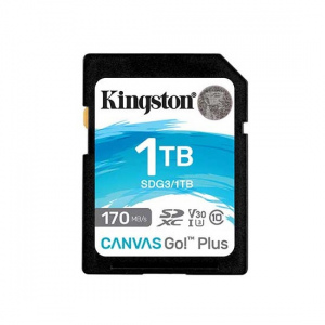 Kingston Canvas Go!Plus SD 64GB、128GB、256GB、512GB、1TB 記憶卡