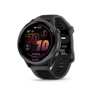 GARMIN Forerunner 570 GPS 智慧心率進階跑錶 47 mm  獵影黑 / 躍動黃 / 暮光紫