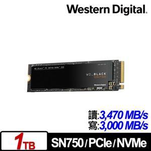 WD 黑標 SN750 1TB M.2 2280 PCIe SSD