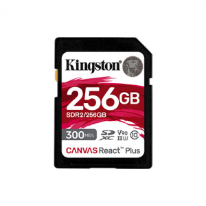 Kingston Canvas React Plus SD 32GB、64GB、128GB、256GB 記憶卡