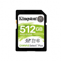 Kingston Canvas Select Plus SD 64GB、128GB、256GB、512GB 記憶卡